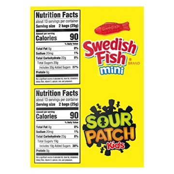 SOUR PATCH KIDS & SWEDISH FISH Easter Candy Bulk Pack