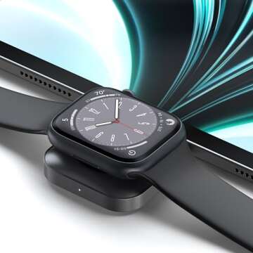 Satechi Apple Watch Charger USB C [MFi-Certified] Portable Watch Charger – Compatible with Apple Watch Ultra and Series 9/8/7/6/SE/5/4/3/2/1 (Cable Not Included)