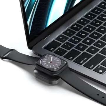 Satechi Apple Watch Charger USB C [MFi-Certified] Portable Watch Charger – Compatible with Apple Watch Ultra and Series 9/8/7/6/SE/5/4/3/2/1 (Cable Not Included)