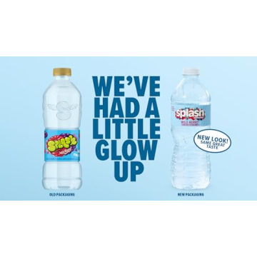 Splash Refresher Acai Grape Flavored Water - Pack of 12