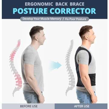 Back Brace Posture Corrector for All Ages and Genders