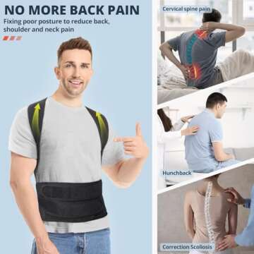 Back Brace Posture Corrector for All Ages and Genders