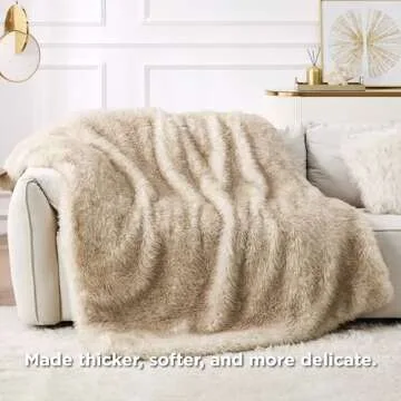 Luxurious Bedsure Faux Fur Blanket - Cozy & Stylish