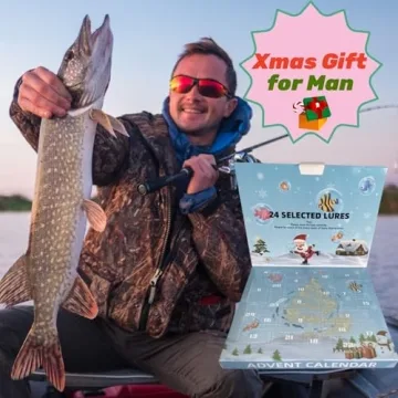 Fishing Advent Calendar 2024 with 27 Lures