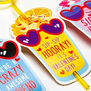 Fun Valentine's Day Gifts for Kids - Crazy Straw Set