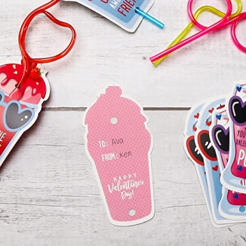 Fun Valentine's Day Gifts for Kids - Crazy Straw Set
