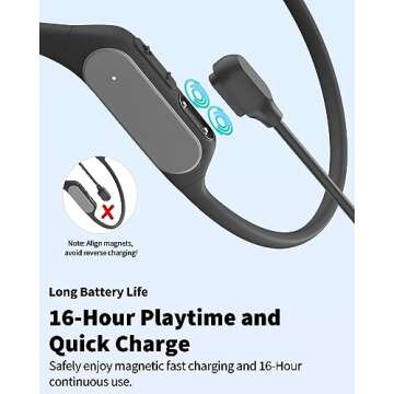 TOZO Open Ear Bluetooth Headphones for Sports & Comfort