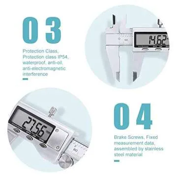 Digital Caliper Tool - Accurate Stainless Steel Measurements
