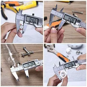 Digital Caliper Tool - Accurate Stainless Steel Measurements