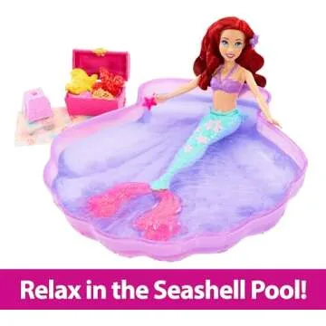 Mattel Ariel Mermaid Doll & Pool Set with Sand Toys