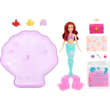 Mattel Ariel Mermaid Doll & Pool Set with Sand Toys