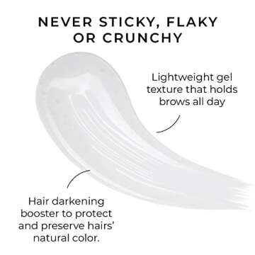 WUNDERBROW FLEXI-SET CLEAR BROW GEL, Brow Setting Gel Clear, Grooming Brow Hair Gel, Long-Lasting, Soft Hold