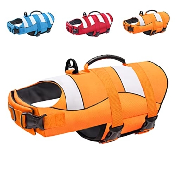 High-Buoyancy Malier Dog Life Jacket for Safe Swimming