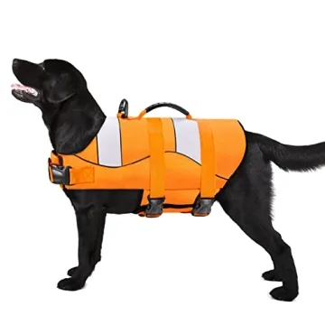 High-Buoyancy Malier Dog Life Jacket for Safe Swimming