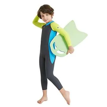 AIWUHE Kid's Full Body Swimwear Boys&Girls One Piece Swimsuit Long-Sleeve Water Sports Rash Guard UP...