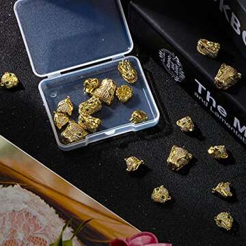 20 Pieces Rhinestone Leopard Tiger Dragon Head Beads Cubic Zirconia Animals Shape Beads 5 Styles Large Hole Spacer Beads Charms for DIY Necklace Bracelets Jewelry Making (Gold, White Zircon)