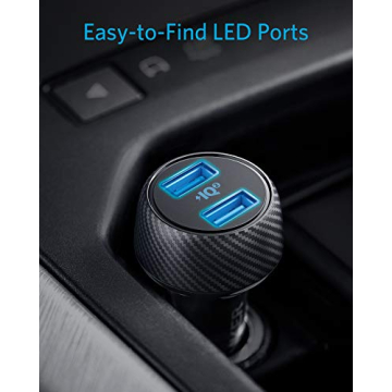 Anker 30W Dual USB Car Charger PowerDrive Speed 2