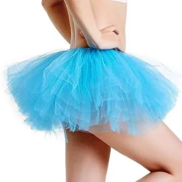 Charming 5 Layered Tulle Tutu Skirt for All Occasions
