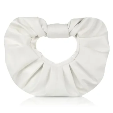 JENSVOIR Clutch Purse for Women - Elegant White Evening Bag for Special Occasions