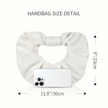 JENSVOIR Elegant PU Leather Evening Clutch Purse for Women