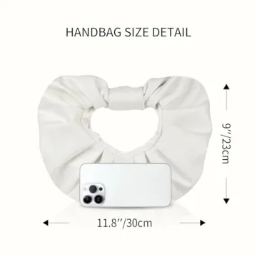 JENSVOIR Elegant PU Leather Evening Clutch Purse for Women