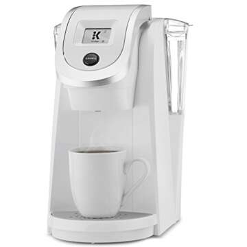 Keurig K250 2.0 Brewing System – Smart Coffee Maker in White