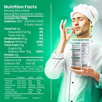 Sodium Alginate 100% Food Grade Natural Thickening Agent