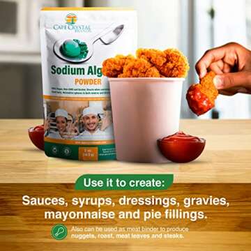 Sodium Alginate 100% Food Grade Natural Thickening Agent