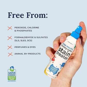 Miss Mouth's Messy Eater Stain Treater - 2 Pack Stain Remover Spray and 16oz Refill Pouch