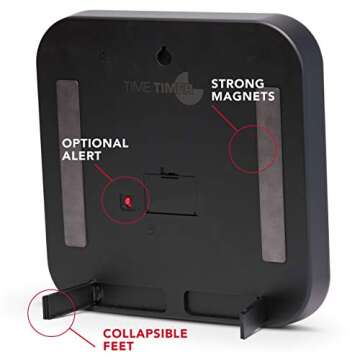 TIME TIMER 12 inch Visual Timer 60 Minute Kids Desk Countdown Clock with Dry Erase Activity Card, Al...