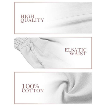 ECUPPER Women's Casual Cotton Cropped Pants Comfort Fit