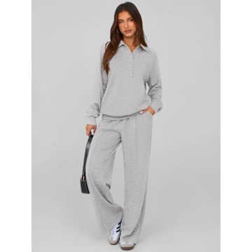 PRETTYGARDEN Women's Cozy Fall 2-Piece Sweatsuit
