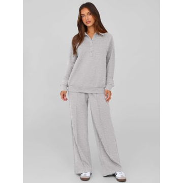 PRETTYGARDEN Women's Cozy Fall 2-Piece Sweatsuit