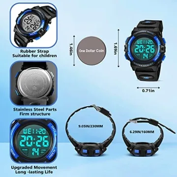 A ALPS Waterproof Digital Kids Watch - Fun and Functional