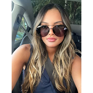 Stylish DIFF Lenox Aviator Sunglasses with UV Protection