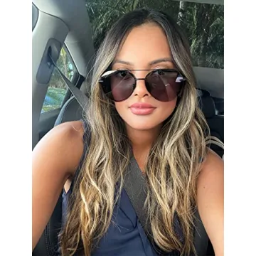 Stylish DIFF Lenox Aviator Sunglasses with UV Protection