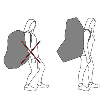 Premium Backpack Car Seat Travel Bag with AirTag Holder