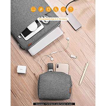 Inateck 360° Protection Laptop Bag for MacBook & iPad