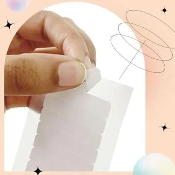 Full Shine Replacement Tape Tabs Hair Extensions Tape in No-Residue Tape for Extensions Human Hair Double Sided Tape in Hair Extensions White 0.8cm*4cm 36pcs