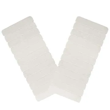 Full Shine Replacement Tape Tabs Hair Extensions Tape in No-Residue Tape for Extensions Human Hair Double Sided Tape in Hair Extensions White 0.8cm*4cm 36pcs