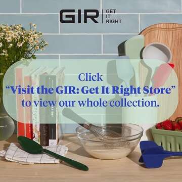 GIR: Get It Right - 10 Piece Silicone Utensil Set - Ladle, Spatulas, Flip, Spoons, Whisk, Potato Peeler & Spoonula, Heat Resistant, Dishwasher Safe, Kitchen Utensil, Baking Supplies - Black
