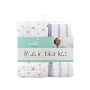 aden + anais Essentials Dream Blanket, Muslin Baby Blankets for Girls & Boys, Ideal Lightweight Newb...