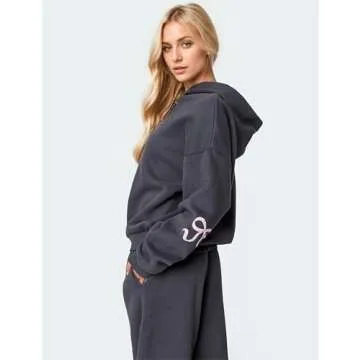 SHBECYDE Bow Graphic Hoodie and Sweatpants Set