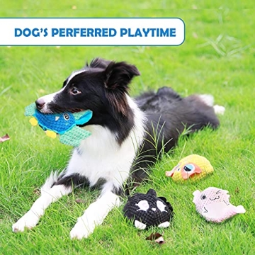 Durable Plush Dog Toys for Small and Medium Breeds
