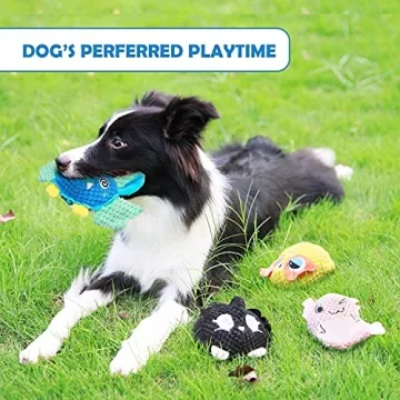 Durable Plush Dog Toys for Small and Medium Breeds