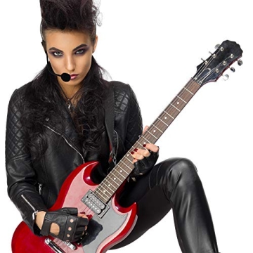 Skeleteen MJ Rockstar Costume Mic Headphones Accessory