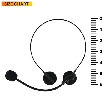 Skeleteen MJ Rockstar Costume Mic Headphones Accessory