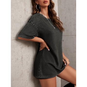 Imily Bela Women's Vintage Cotton Oversized T-Shirt