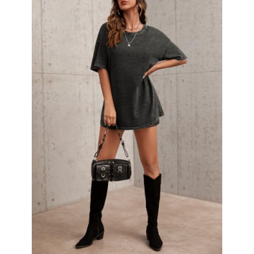 Imily Bela Women's Vintage Cotton Oversized T-Shirt