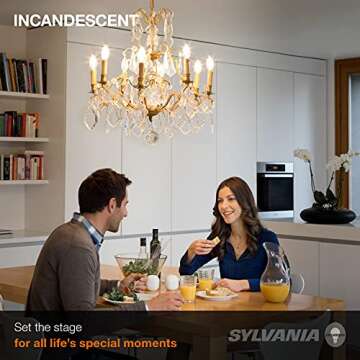 SYLVANIA F15 25W Incandescent Light Bulb - Iridescent 2 Pack